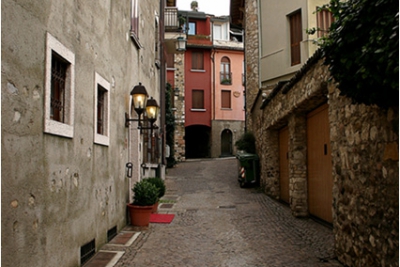 Gasse in Italien