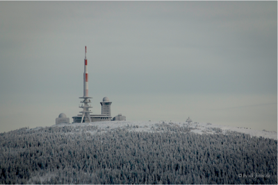 Blick von Torfhaus zum Brocken