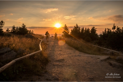 Brocken zum Sonnenuntergang