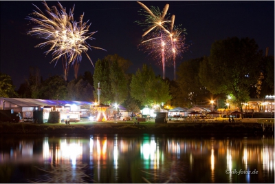 Firework an der Elbe