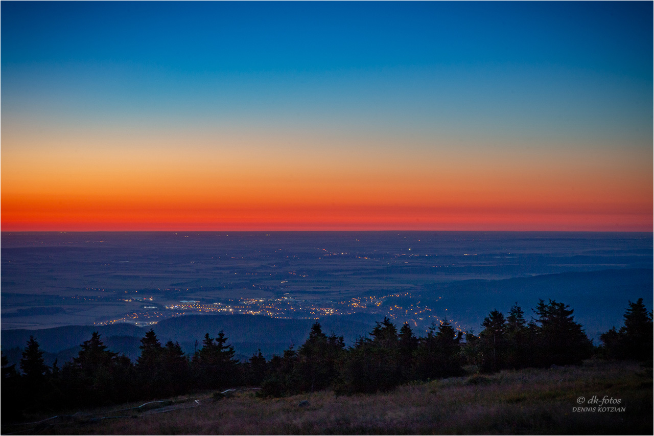 Sonnenaufgang auf dem Brocken