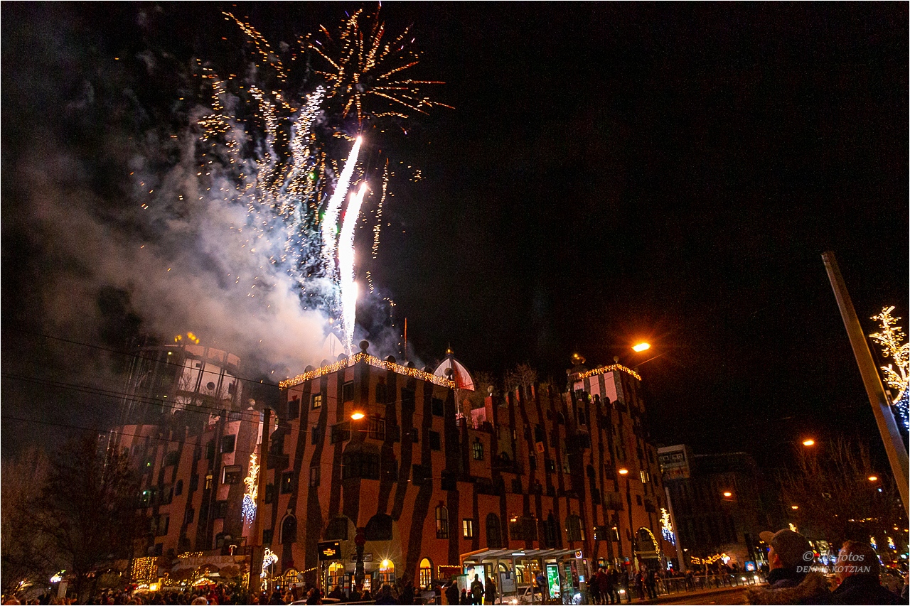 Beethoven-Feuerwerk im Hundertwasserhaus Magdeburg