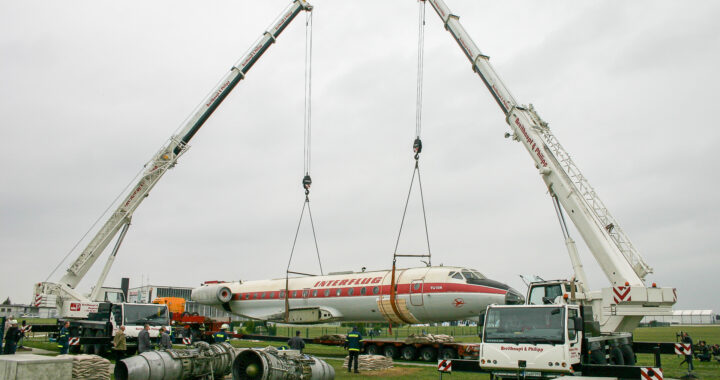 Aufbau TU-134 / DDR-SCB in EDBM